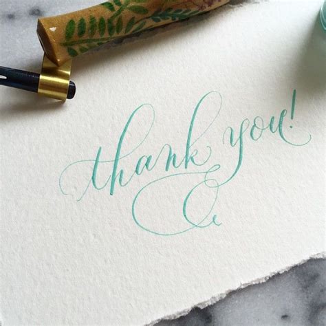 Expressing Gratitude With Exquisite Calligraphy By Alyssa Steiner