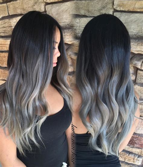 Hair Dye To Try This Fall Smoky Gray Ombre Hair