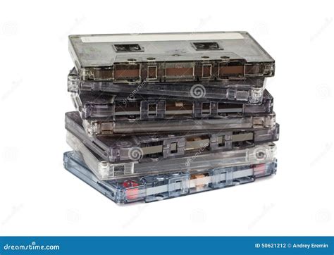 Stack Of Audio Cassettes Stock Photo Image Of Heap Plastic 50621212