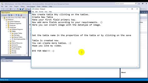 How To Create Database In Sql Server Youtube