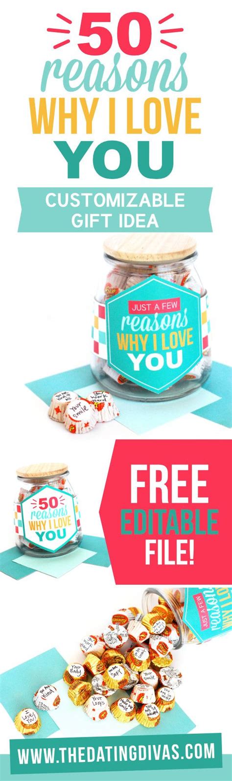 50 Adorable Reasons Why I Love You Jar Reasons Why I Love You Diy