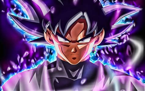 Download Wallpapers Dbs Ultra Instinct Goku Violet Fire