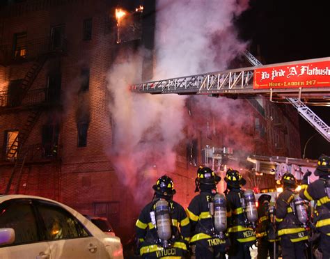 Five Injured After Three Alarm Fire Rips Through Brooklyn Apartment
