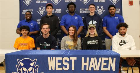 Whhs Athletics Hosts ‘signing Day West Haven High School
