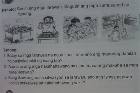 Panuto Suriin Ang Mga Larawan Sagutin Ang Mga Sumusunod Natanong