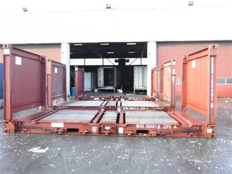 20ft Flatrack Flushfolding Containersales