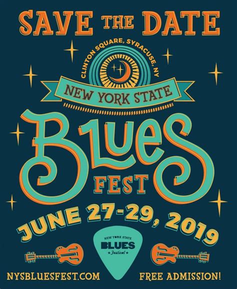Save The Date 2019 Nys Blues Festival Dates Announced