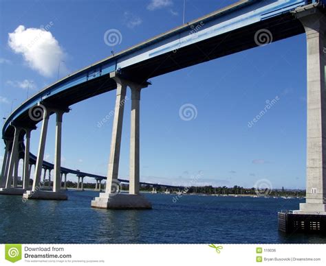 San Diego Coronado Bridge Stock Photo Image Of Construction 119036