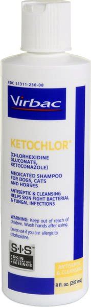 Ketochlor Medicated Shampoo For Dogs And Cats 8 Oz Bottle
