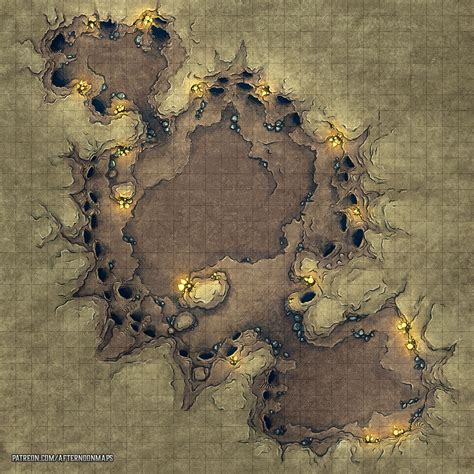 Grave of a thousand goblins 30×30 by cozymaps. They're coming outta the walls! The Hive! (30x30 Battle ...