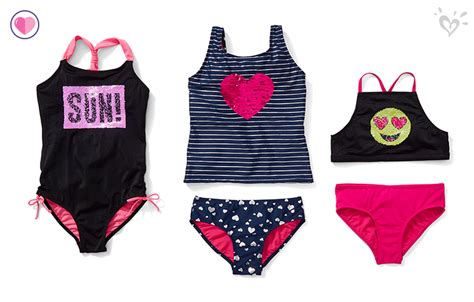 Flip Sequin Swimwear Splash Tastic Style Justice Clothing Outfits