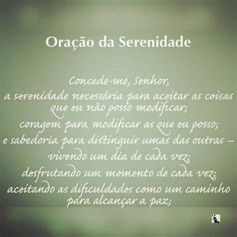 Oração Da Serenidade Aa