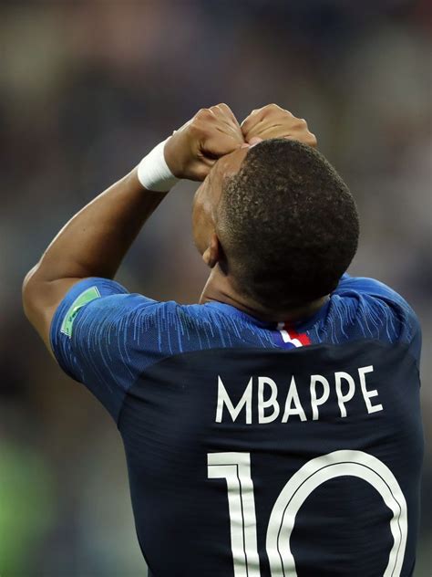 kylian mbappe of france during the 2018 fifa world cup semi final match between france and