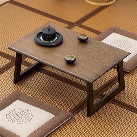 Fmxymc Tatami Tea Table Low Japanese Folding Coffee Tables