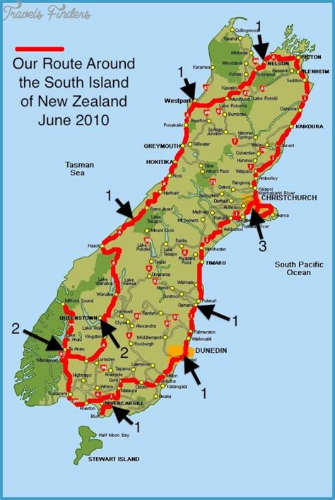 New Zealand Map New Zealand Map Tourist Attractions T Vrogue Co