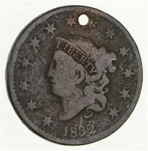 Early 1832 Liberty Matron Head United States Large Cent Tough