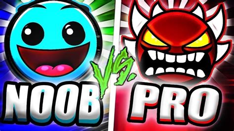 Géométrie Dash Noob Vs Pro Je Suis Noob Youtube