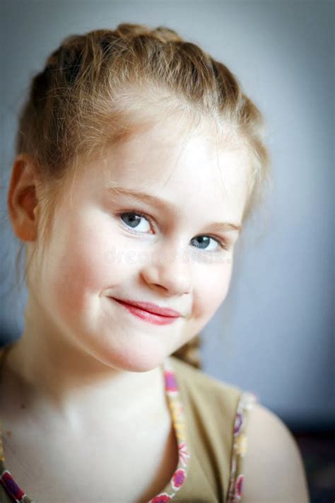 Pretty Seven Year Old Blond Girl Mask Stock Photos Free And Royalty