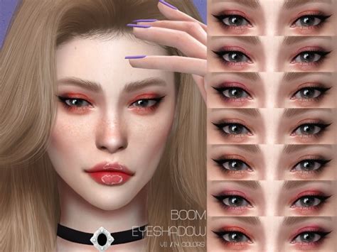 The Sims Resource Boom Eyeshadow V11 By Lisaminicatsims • Sims 4 Downloads