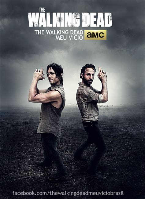 Daryl Dixon And Rick Grimes Poster The Walking Dae By Twdmeuvicio On Deviantart