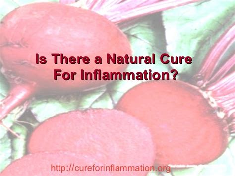Whats The Cure For Inflammation