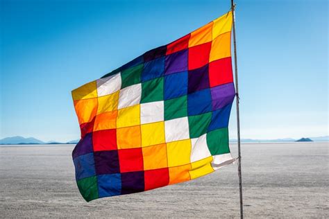 The Colourful Wiphala Flag An Art Print By Namchetolukla Inprnt