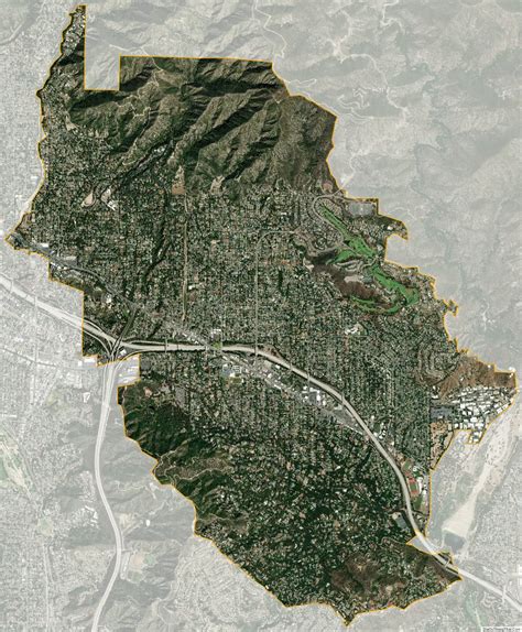 Map Of La Ca Ada Flintridge City