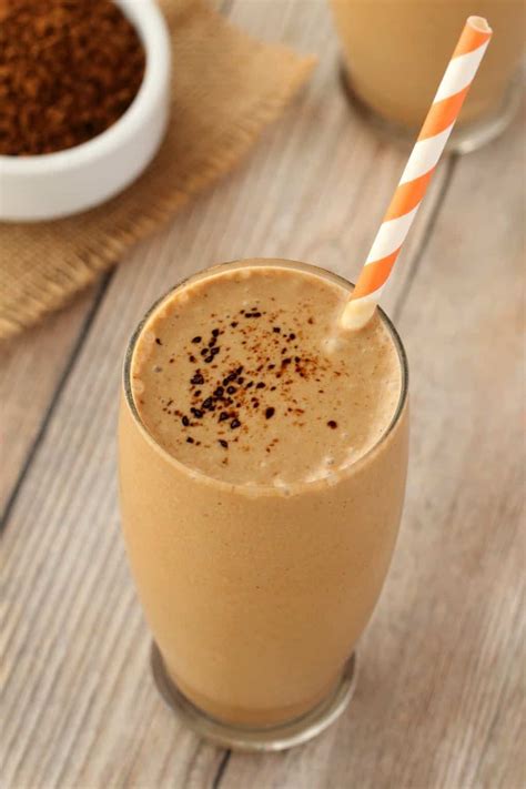 Smooth And Creamy Vegan Coffee Smoothie Simple 5 Ingredient Recipe