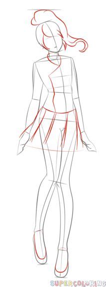 How To Draw Anime Body For Beginners Step By Step How To Draw An
