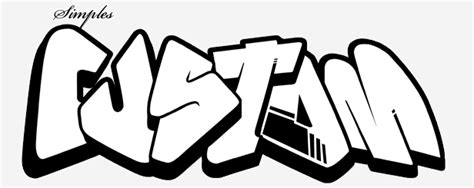 The easiest way to create consistent graffiti alphabets in a similar style and composition is to use grids. Sketchbook: Graffiti Sketch Simple