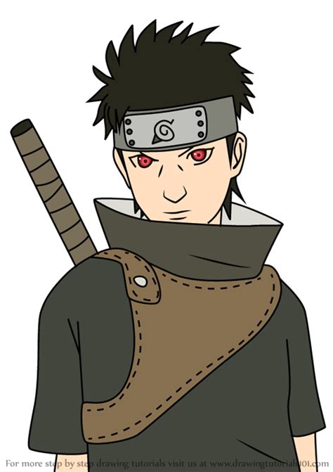 Learn How To Draw Shisui Uchiha From Naruto Naruto Step By Step