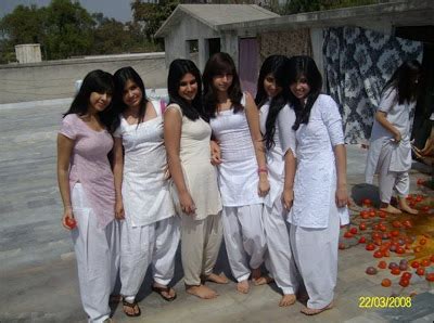 Prema S World Beautiful Girls Playing Wet Holi In White Dresses Complete Set Of Hot Pictures