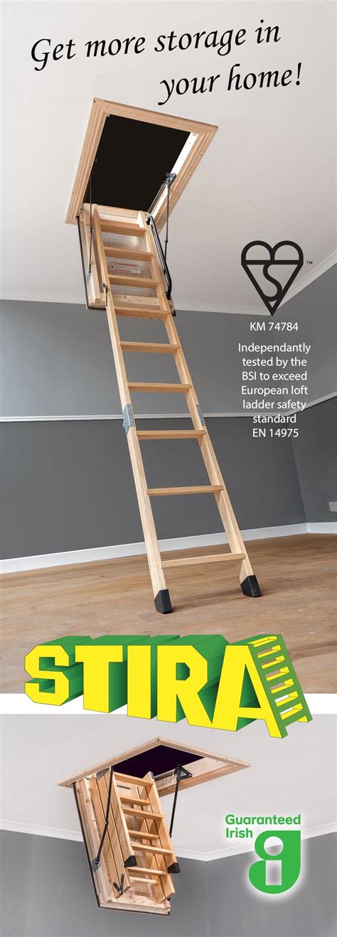 The Stira Folding Attic Stairs Is A Loft Ladder Built To Last Big