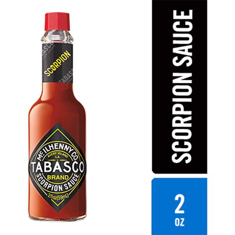 Tabasco Brand Scorpion Sauce 2 Fl Oz Box Shop Breaux Mart