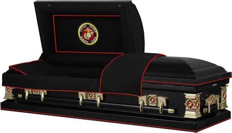 Buy Titan Casket Veteran Select Steel Casket Marines Handcrafted