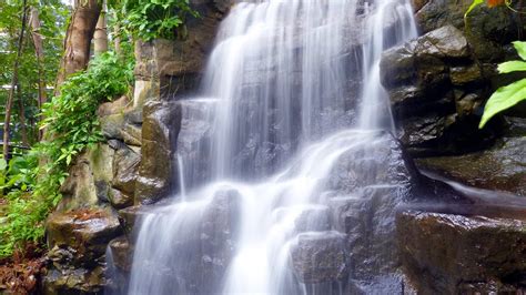 10 Hours Waterfall Slideshow With Ambient Music And Nature Sound