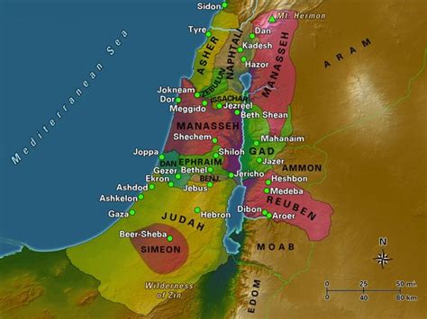 Free Bible Maps And Charts Of Bible Lands Main List