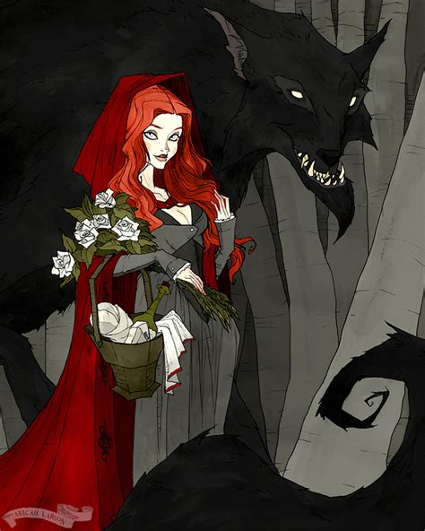 Little Red And The Wolf By Abigaillarson On Deviantart