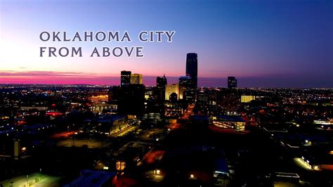 Oklahoma City From Above 4k Aerial Drone Video Youtube