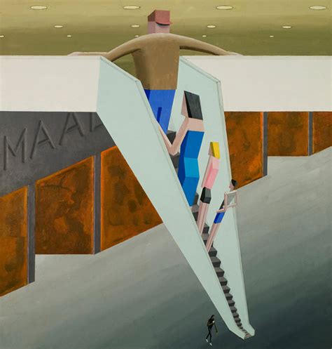 Mernet Larsen Likes To Put Things In Weird Perspective In Her Paintings