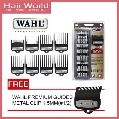 Wahl Premium Cutting Guide With Metal Clip8pcs Free Metal Clip Comb 1