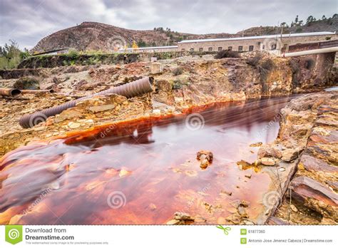 Rio Tinto River Huelva Spain Stock Photo Image 61877360