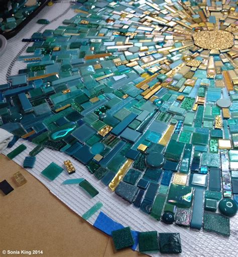 Inspiring Mosaic Artwork By Sonia King In Progress