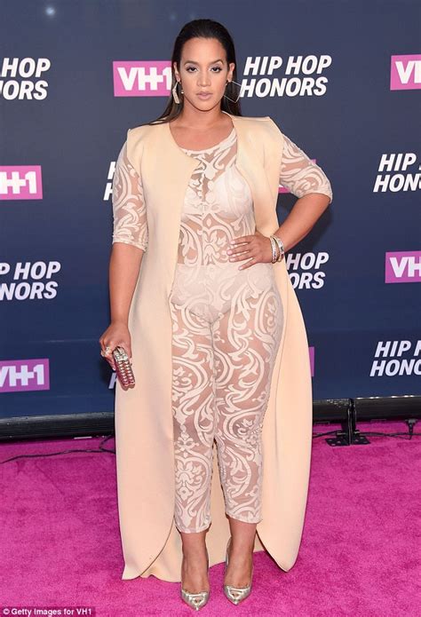 Dascha Polanco Shows Off Underwear In See Through Bodysuit At Vh Hip Hop Honors Daily Mail Online