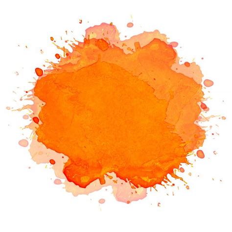 Download Hand Draw Orange Splash Watercolor Background For Free In 2020