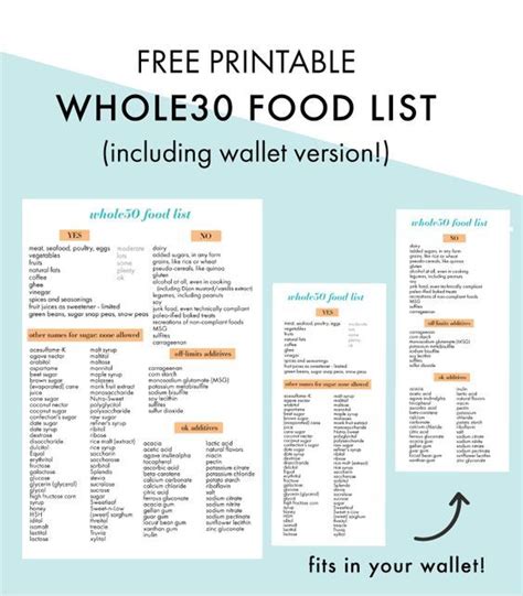 Dietary restriction, being prescribed as low and very low calorie diets, has been largely used as a strategy of dietary. Whole30 Food List (with Printable Download) | Whole30 food list, Food lists, Whole 30
