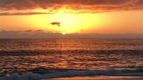 Sunset Off Of Maili Beach Park In Waianae Oahu YouTube
