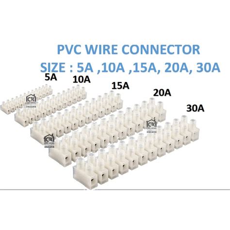 Pvc Wire Connector 5a 10a 15a 20a 30a 12ways Terminal Block