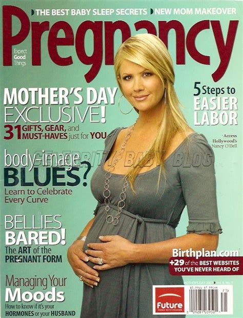 Access Hollywoods Nancy Odell In Pregnancy Magazine