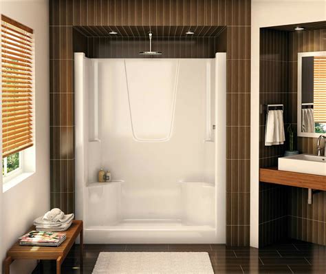 One Piece Shower Stall With Ceiling Balcony Railing Designs Pictures Sexiz Pix